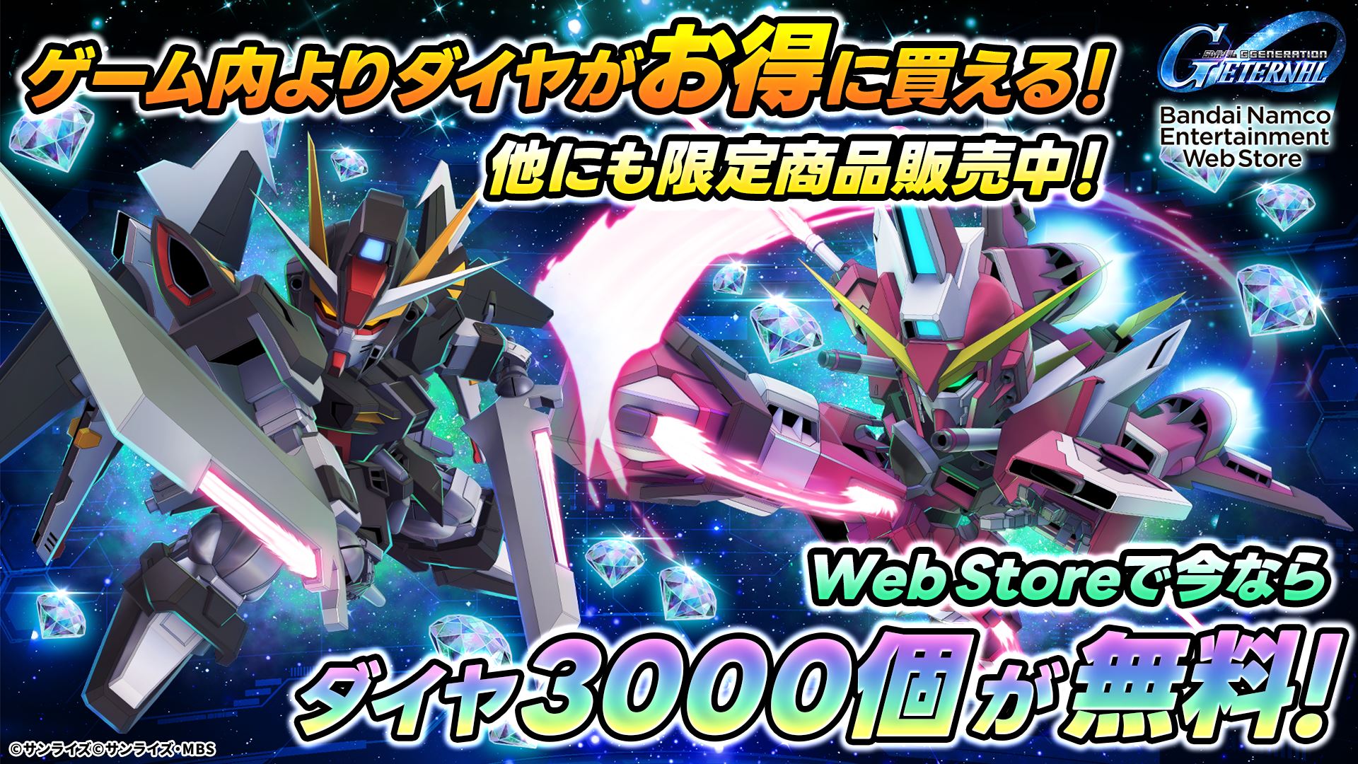 SDガンダム ジージェネレーション エターナル ｜ Bandai Namco